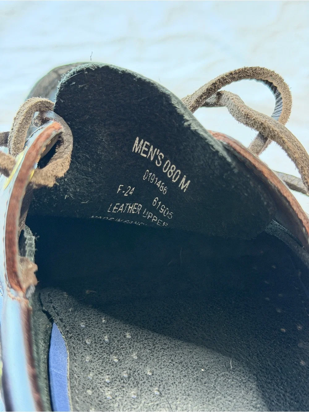 Sperry Men's Black and Brown Boat Shoes NEW US 8